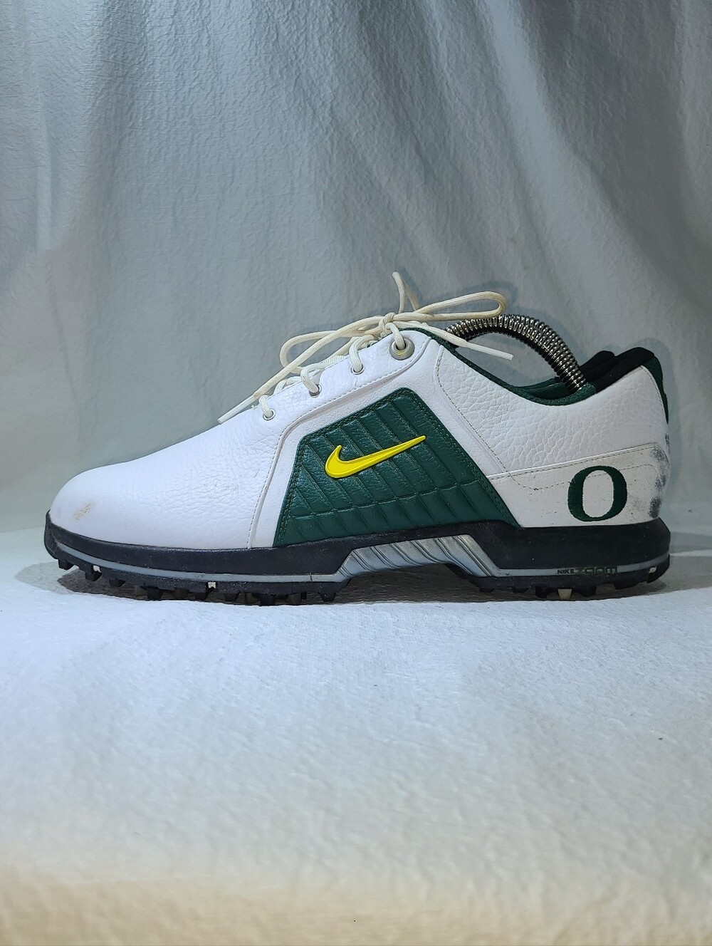 Mens Nike Zoom Trophy Golf Shoes PE Team Issued Oregon Ducks Size: 9 White Green